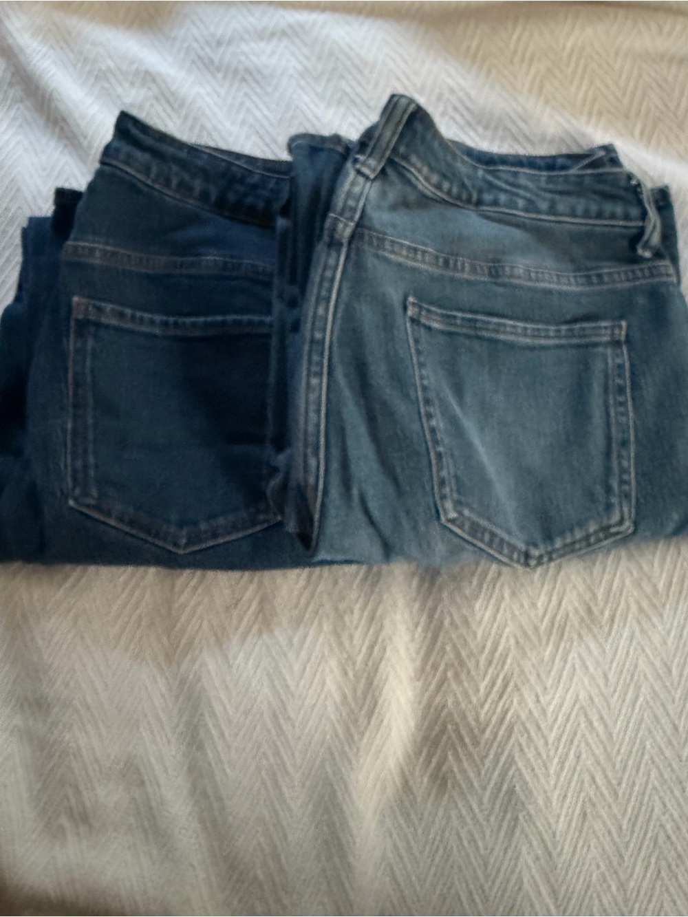 Quince Bella Relaxed straight leg jeans bundle